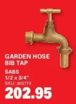 Cashbuild GARDEN HOSE BIB TAP offer