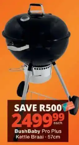 Checkers BushBaby Pro Plus Kettle Braai offer