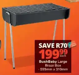 Checkers BushBaby Large Braai Box offer