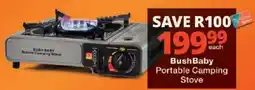 Checkers BushBaby Portable Camping Stove offer