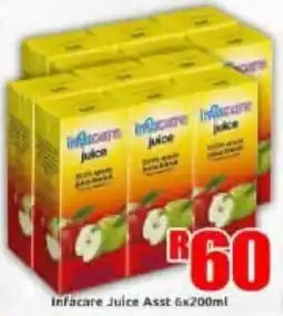 Three Star Cash and Carry Infacare Juice Assorted offer