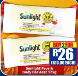 Three Star Cash and Carry Sunlight Face & Body Bar Assorted offer