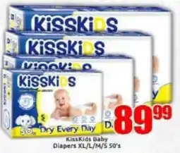 Three Star Cash and Carry KissKids Baby Diapers offer