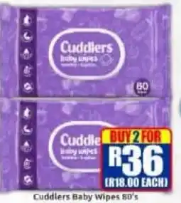 Three Star Cash and Carry Cuddlers Baby Wipes offer