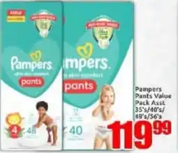 Three Star Cash and Carry Pampers pants offer