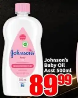 Three Star Cash and Carry Johnson's Baby Oil offer