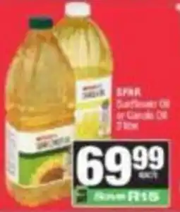 SuperSpar SPAR Sunflower Oil or Canola Oil offer