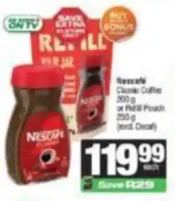 SuperSpar Nescafe Classic Coffee offer