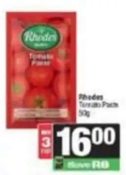 SuperSpar Rhodes Tomato Paste offer