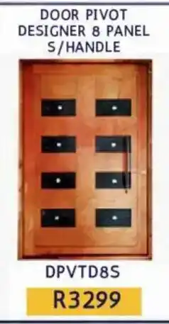 Laduma Hardware catalogue DOOR PIVOT DESIGNER 8 PANEL S/HANDLE offer