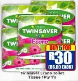 Three Star Cash and Carry Twinsaver Econo Toilet Tissue 1Ply offer