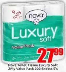 Three Star Cash and Carry Nova Toilet Tissue Luxury Soft offer