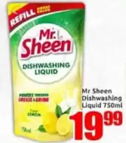 Three Star Cash and Carry Mr Sheen Dishwashing Liquid offer