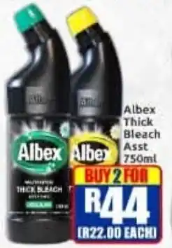 Three Star Cash and Carry Albex Thick Bleach Assorted offer