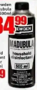 Three Star Cash and Carry Madubula household disinfectant offer