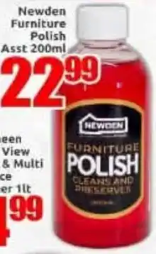 Three Star Cash and Carry Newden Furniture Polish offer