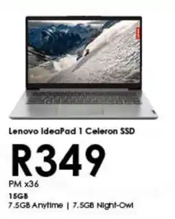 Chatz Connect Lenovo IdeaPad 1 Celeron SSD offer
