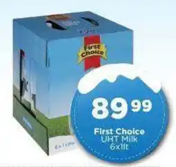 Check Star First Choice UHT Milk offer