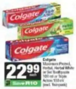 SuperSpar Colgate Maximum Protect, Herbal, Herbal White offer