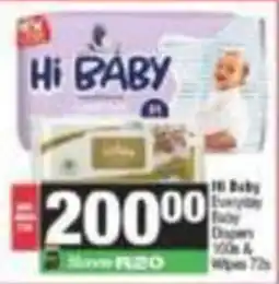 SuperSpar Hi Baby Everyday Baby Diapers & Wipes offer