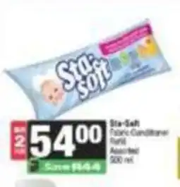 SuperSpar Sta-Soft Fabric Conditioner Assorted offer