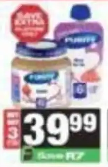 SuperSpar Purify baby food offer