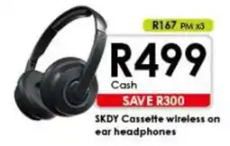 Chatz Connect SKDY Cassette wireless on ear headphones offer