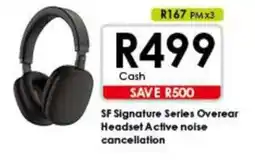 Chatz Connect SF Signature Series Overear Headset Active noise cancellation offer