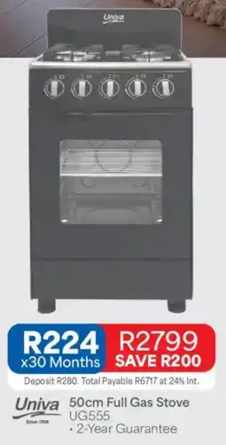 OK Furniture Univa Full Gas Stove offer