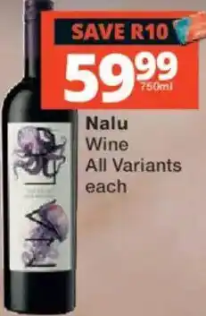 Checkers Liquor Shop Nalu Wine offer