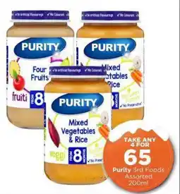 Check Star Purity 3rd Foods Assorted offer