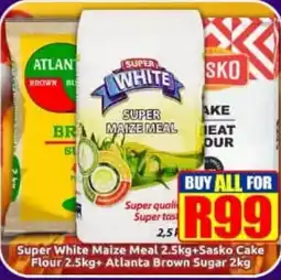 Three Star Cash and Carry Super White Maize Meal offer