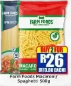 Three Star Cash and Carry Farm Foods Macaroni/Spaghetti offer
