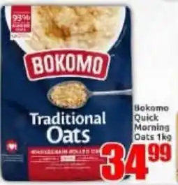 Three Star Cash and Carry Bokomo Traditional Oats offer