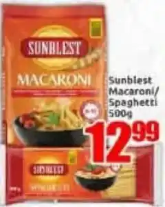 Three Star Cash and Carry Sunblest Macaroni offer