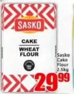 Three Star Cash and Carry Sasko Cake Wheat Flour offer