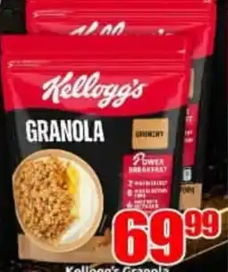 Three Star Cash and Carry Kellogg's Granola offer