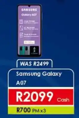 Chatz Connect Samsung Galaxy A07 offer