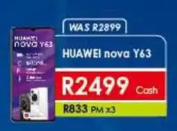 Chatz Connect HUAWEI nova Y63 offer