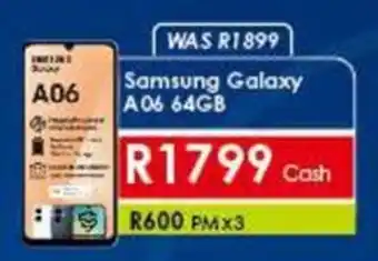 Chatz Connect Samsung Galaxy A06 64GB offer