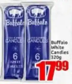 Three Star Cash and Carry Buffalo White Candles offer