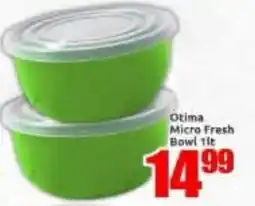 Three Star Cash and Carry Otima Micro Fresh Bowl 1lt offer