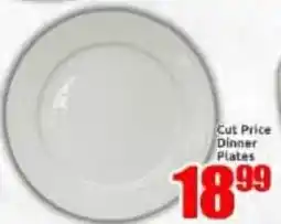 Three Star Cash and Carry Cut Price Dinner Plates offer
