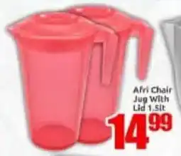 Three Star Cash and Carry Afri Chair Jug With Lid offer