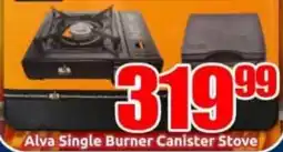 Three Star Cash and Carry Alva Single Burner Canister Stove offer