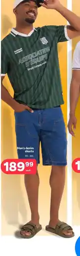 PEP Men's denim shorts offer