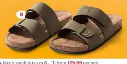 PEP Men's sandals offer