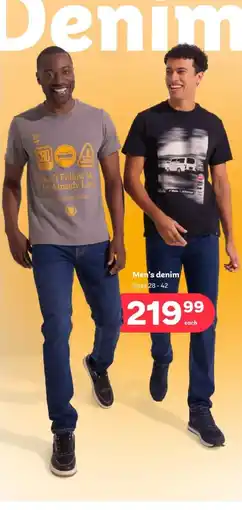 PEP Men's denim offer