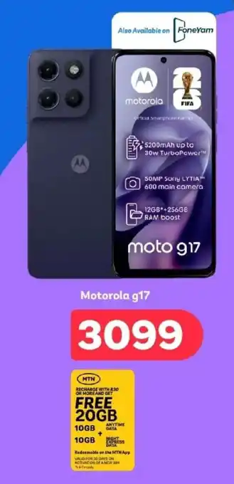 PEP Motorola g17 offer