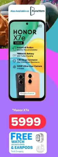 PEP Honor X7e offer